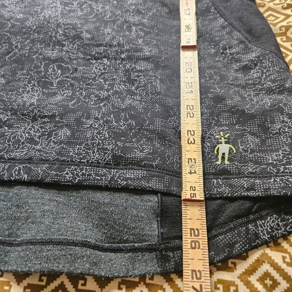 Smartwool PhD 1/4 Zip Pullover Top Merino Wool Blend Light Wind Women's SZ Large - Picture 14 of 14